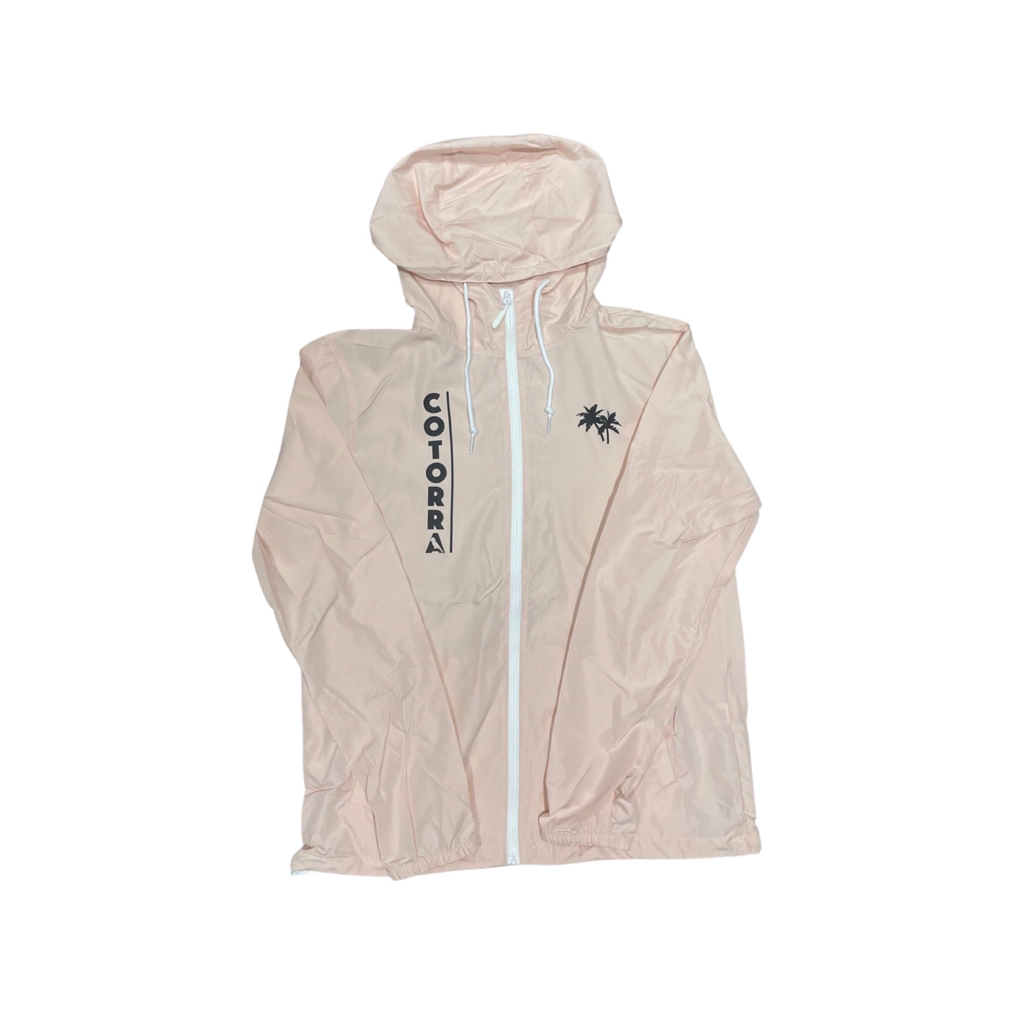 Pink/White Windbreaker